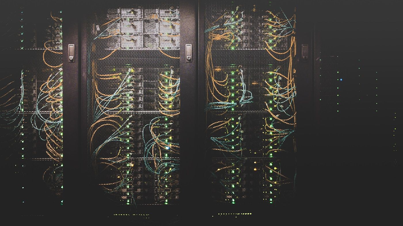 A server room — infrastructure that quietly keeps things running.